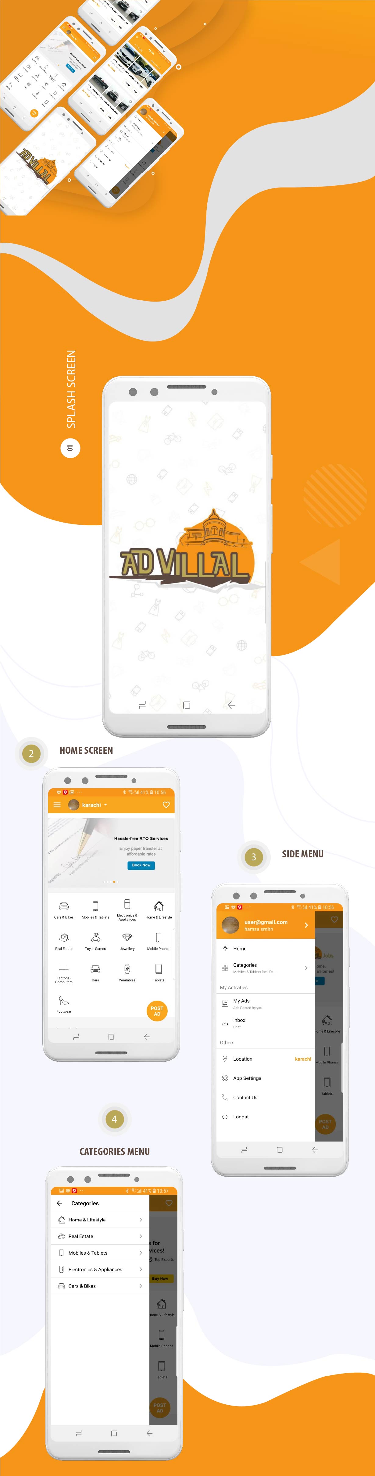 Advilla - Classified Android Native App v1.0.1