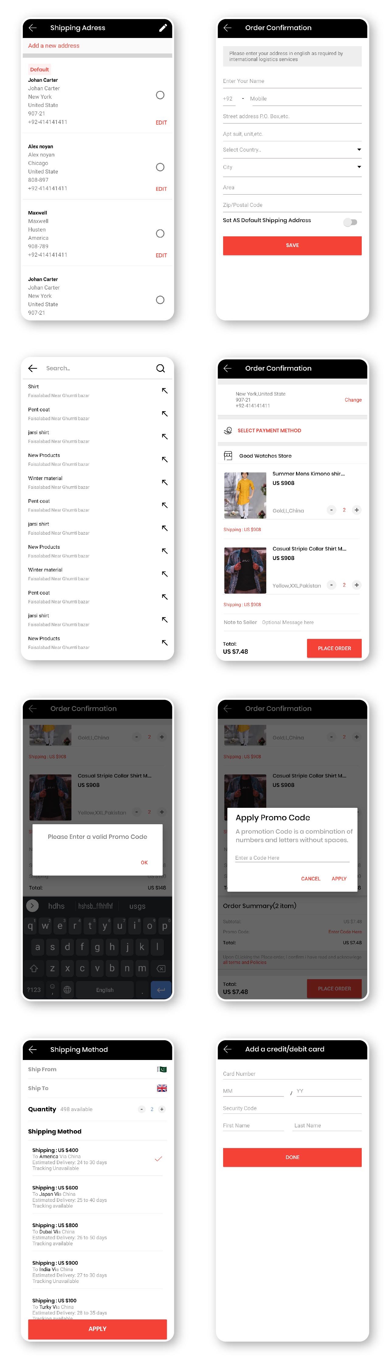 E-Commerce Android Native App UI Kit