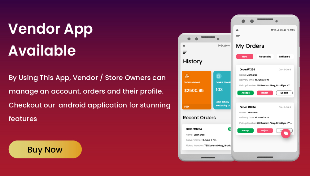 Freshly - Native Multi Vendor Grocery, Food, Pharmacy, Store Delivery Mobile App with Admin Panel - 3