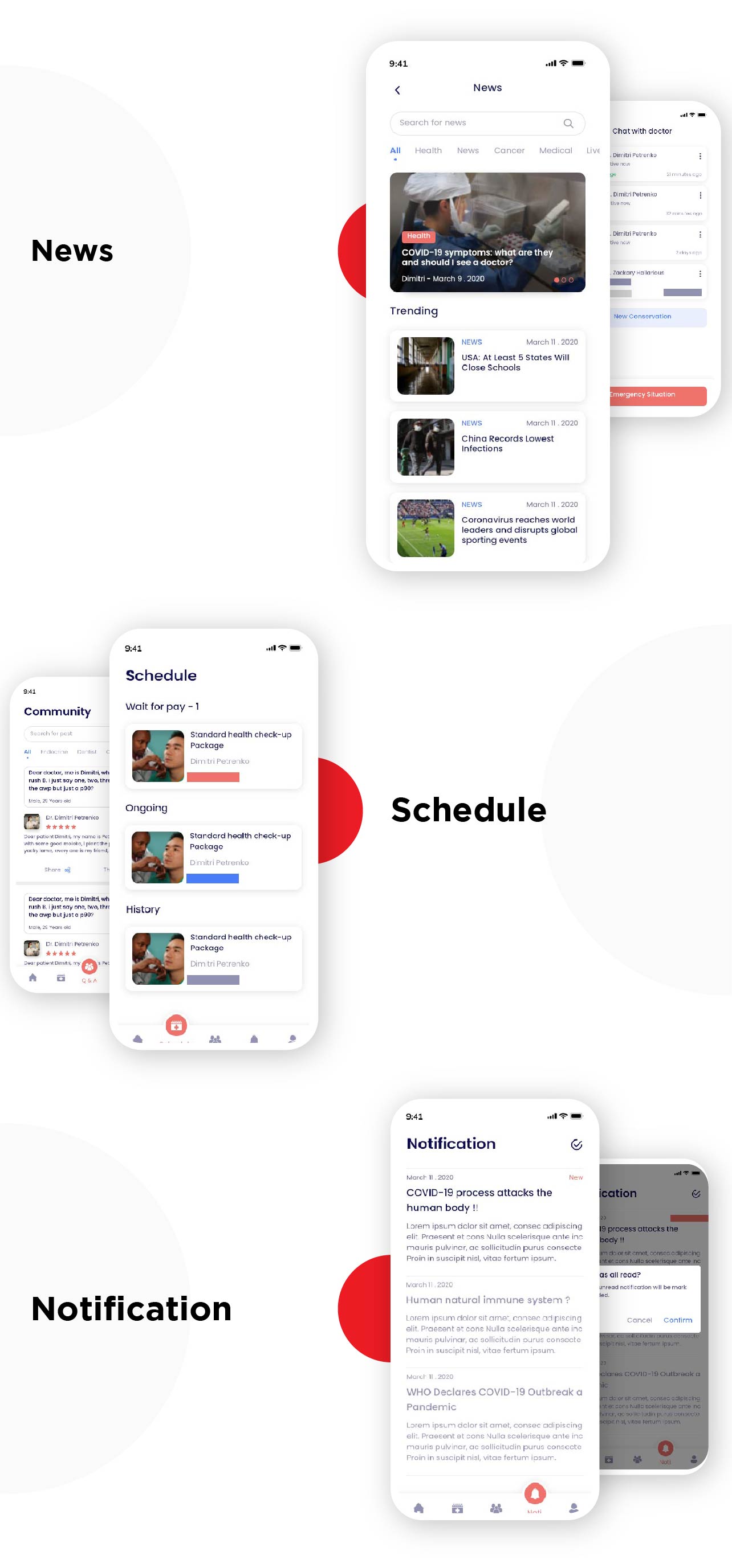 Medical Telemedicine Flutter App UIKIT